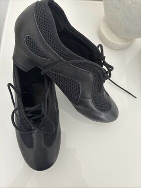 Very Fine Women's Andromeda Practice Teaching Ballroom Latin  Black Vented 6.5